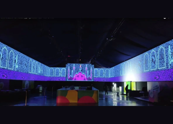 Inwi Maroc VLS "VisuelVj" projection 180°