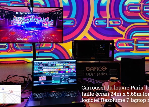 mapping video carrousel du louvre
